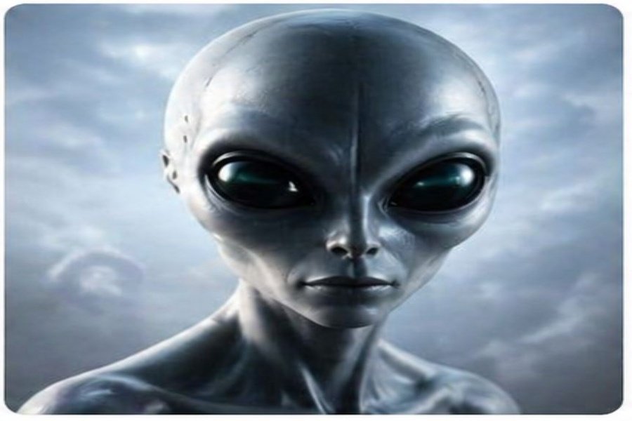 Close-up of alien being from real encounter story