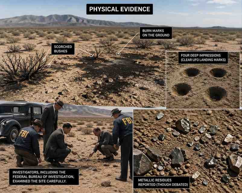 Lonnie Zamora Incident (1964) UFO landing marks burn evidence Socorro New Mexico