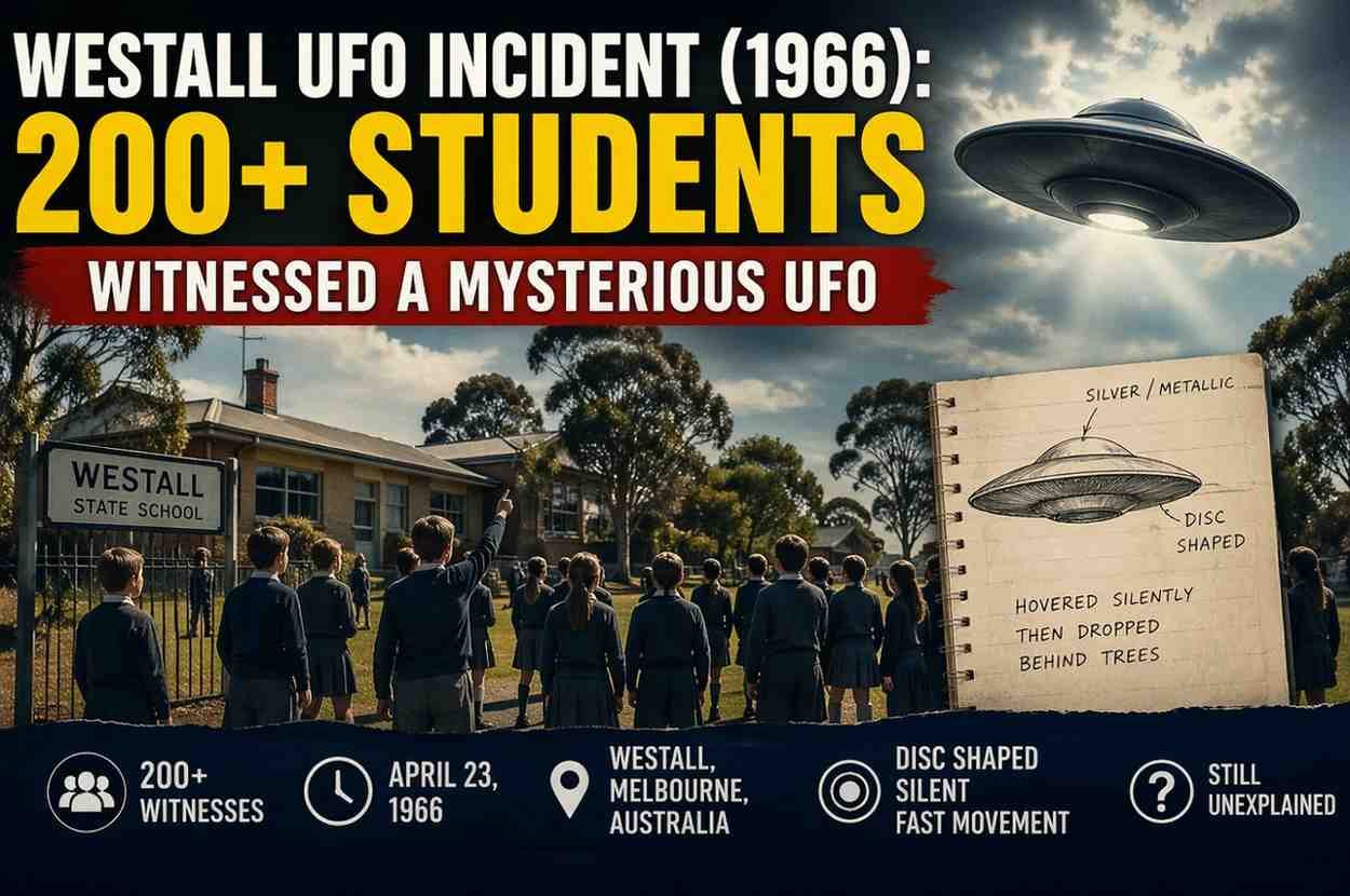 Westall UFO Incident (1966) Mass UFO Sighting at Australian School